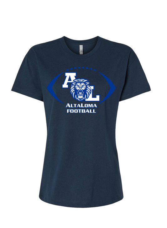 Loma Lion Roar -   Ladies Relaxed Tee (Navy)