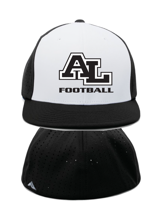 Alta Loma Football - Pacific Flexfit Flatbill - White/Black Hat